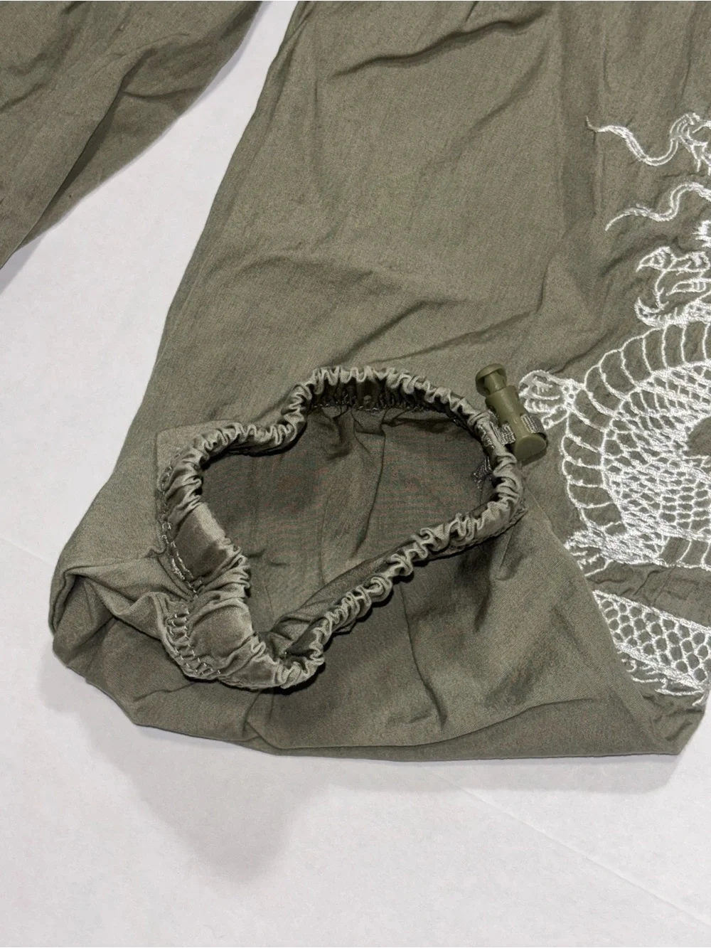 Primark Cares Girls Green Dragon Jogger Pants Elastic Waist 9-10Y